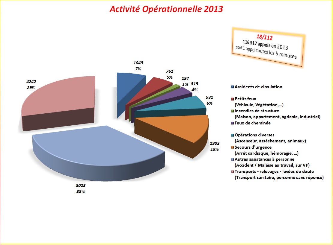 Statistiques opérationnelles 2013